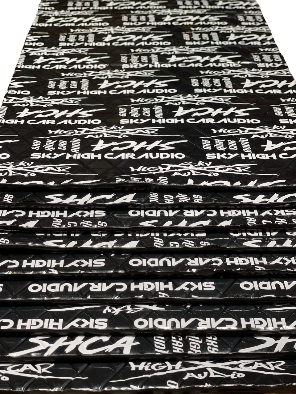 Sky High Car Audio 200mil Sound Deadener – 16.5 to 160 Sq Ft Bulk Packs - Audio Sellerz