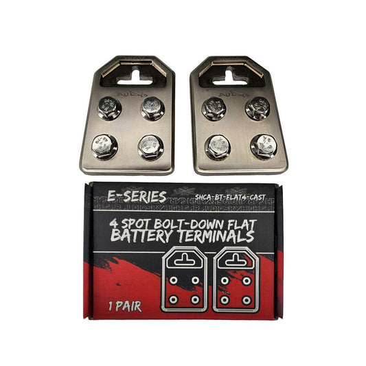 Sky High Car Audio Cast Flat 4 Spot Battery Terminals - Audio Sellerz