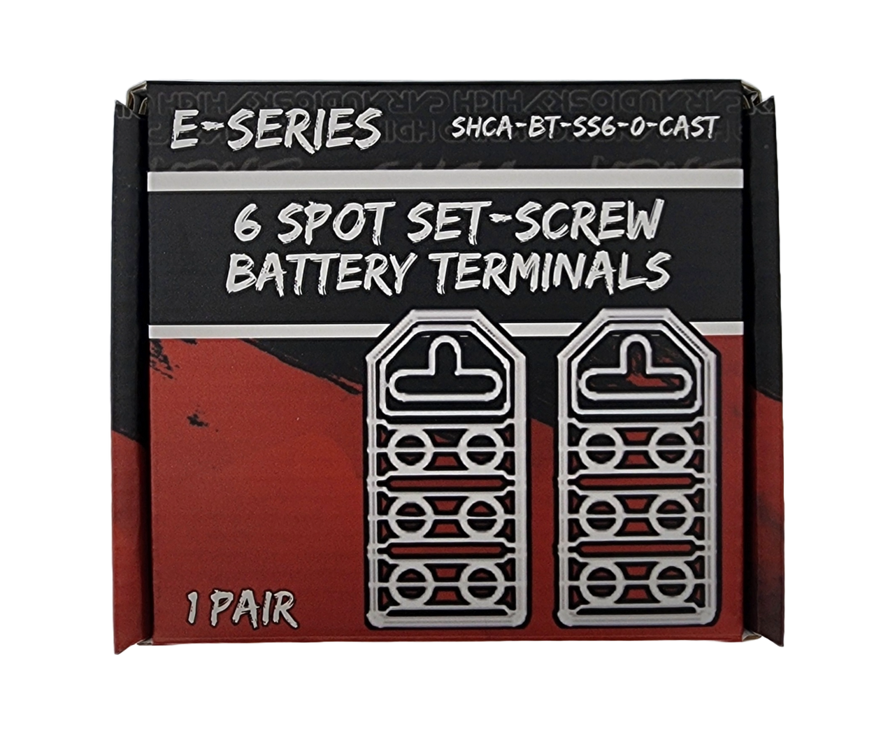 Sky High Car Audio (6) 1/0 Battery Terminals Cast - Audio Sellerz