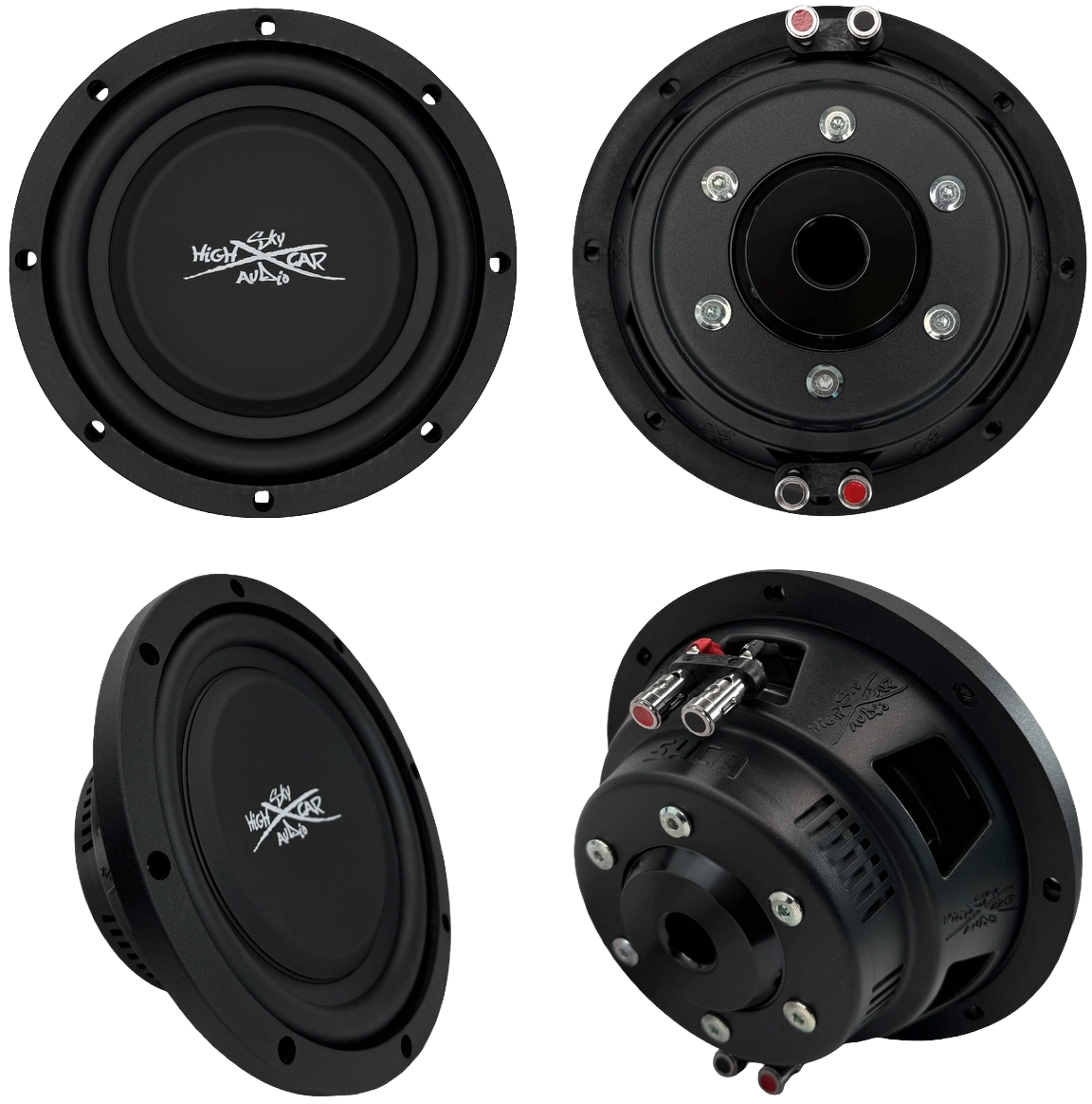 Sky High Car Audio FE Slim Series 8" Subwoofer – FE-8SL 200W RMS D2/D4 - Audio Sellerz