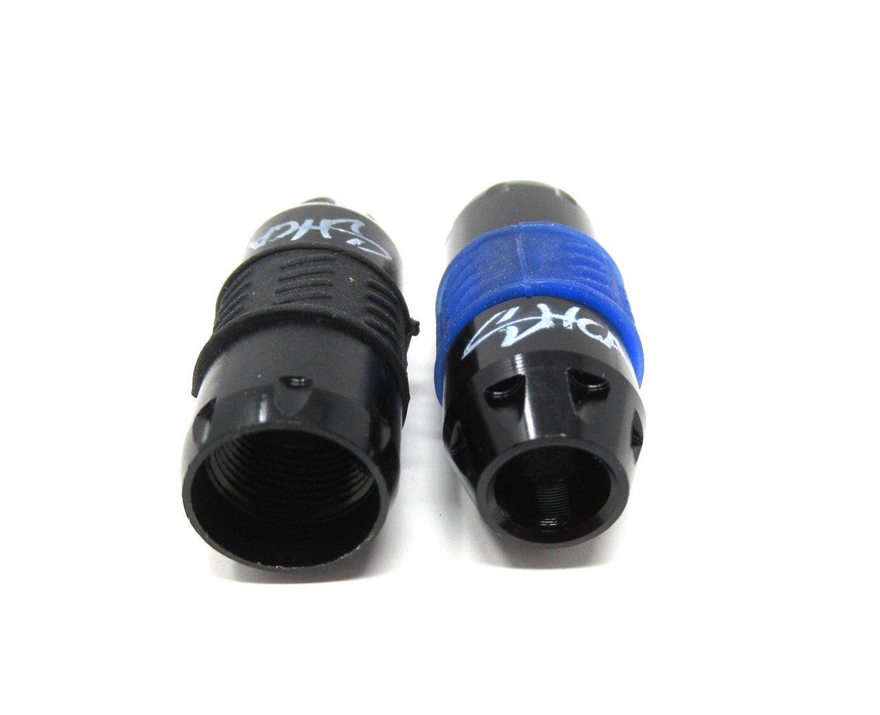 Sky High Car Audio DIY Twisted 2-Channel RCA Male Ends Pair - Audio Sellerz