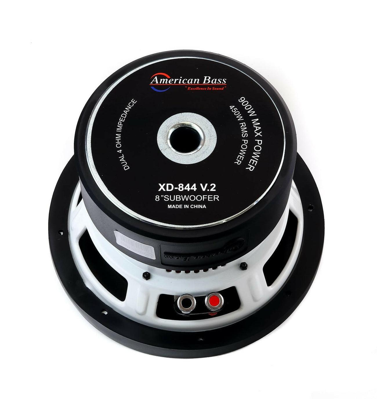 American Bass XD 8″ CAR SUBWOOFER | 450 WATTS RMS | DUAL VOICE COIL 4 OHM - Audio Sellerz