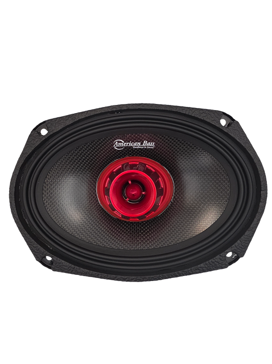 American Bass BK-69 Biker Series 6x9” Midrange Speakers – 400W RMS Pair 4 Ohm - Audio Sellerz