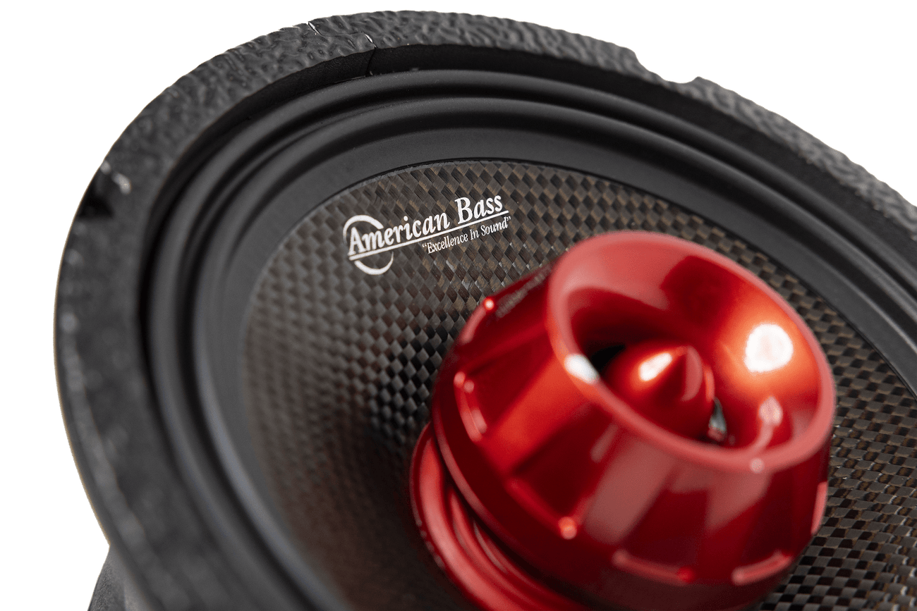 American Bass BK-6.5 Biker Series 6.5” Midrange Speakers – 400W RMS Pair 4 Ohm - Audio Sellerz