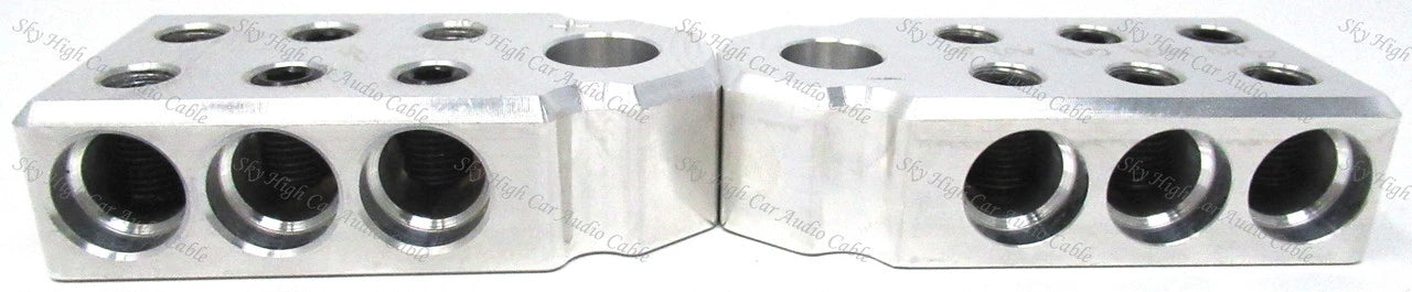 Sky High Car Audio SAE 1/0 6 Input Set Screw Battery Terminal - Audio Sellerz