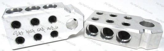 Sky High Car Audio SAE 1/0 6 Input Set Screw Battery Terminal - Audio Sellerz