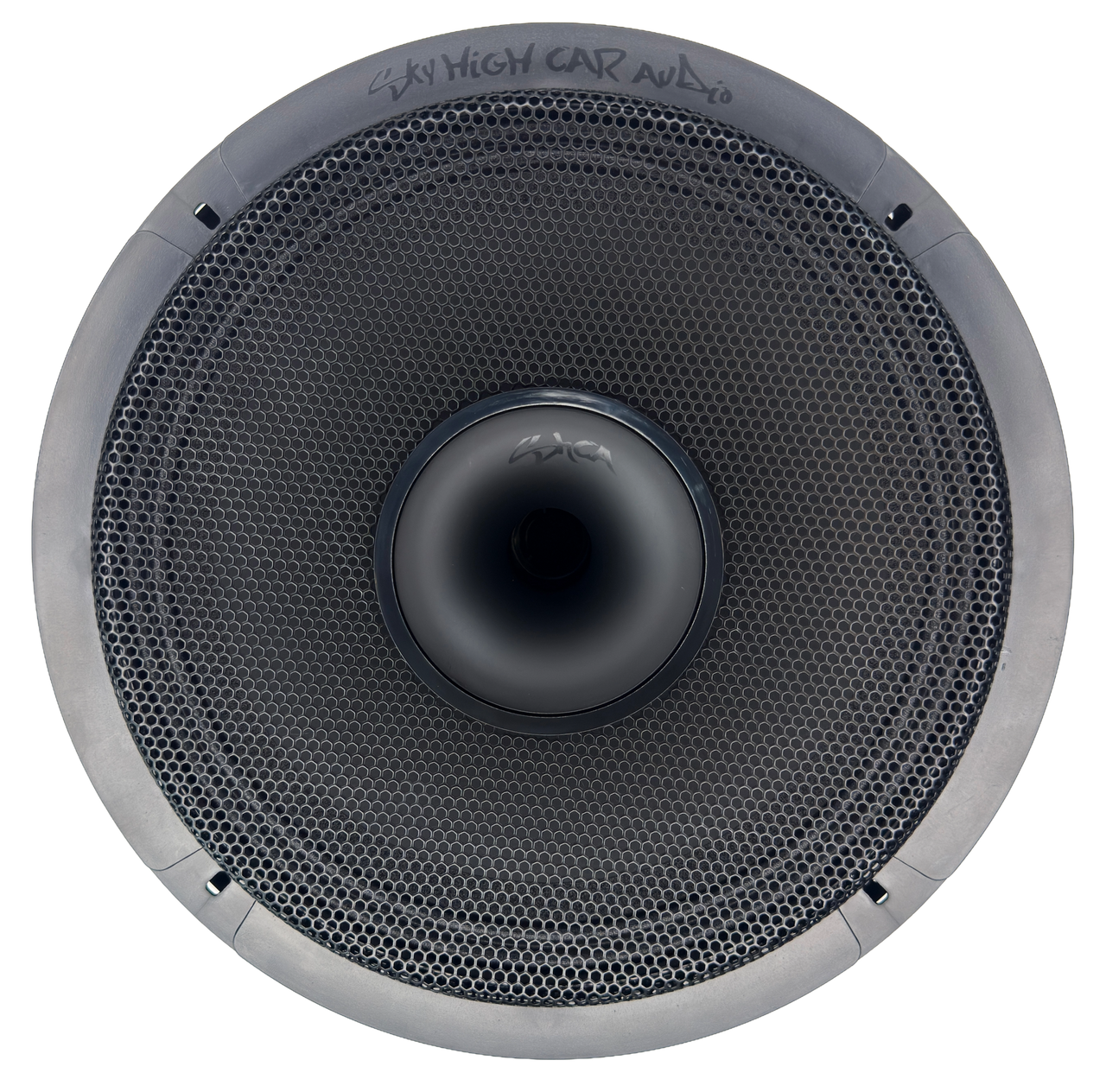 Sky High Car Audio SH-CX104SLIM 10" Slim Coaxial Speaker with Compression Driver Horn.
