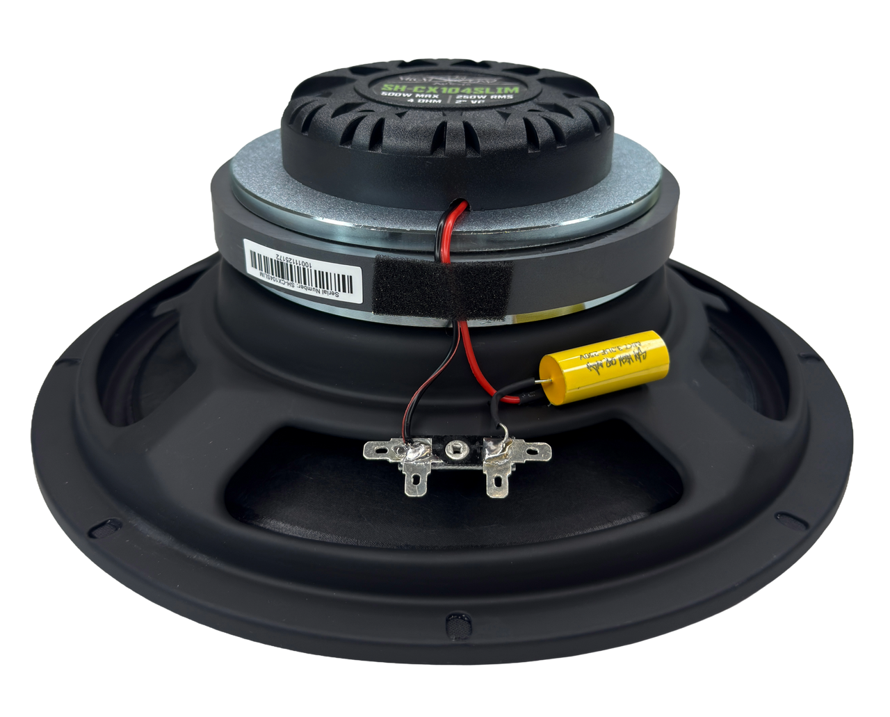 Sky High Car Audio SH-CX104SLIM 10" Slim Coaxial Speaker with Compression Driver Horn.
