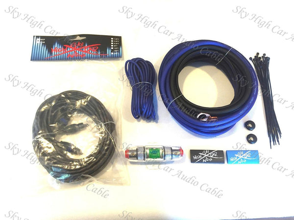 Sky High Car Audio 8 OFC Amp Kit - Audio Sellerz