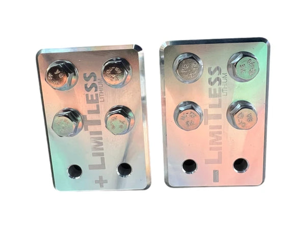 Limitless Lithium 4 Spot Lug-Style Battery Terminals - Pair