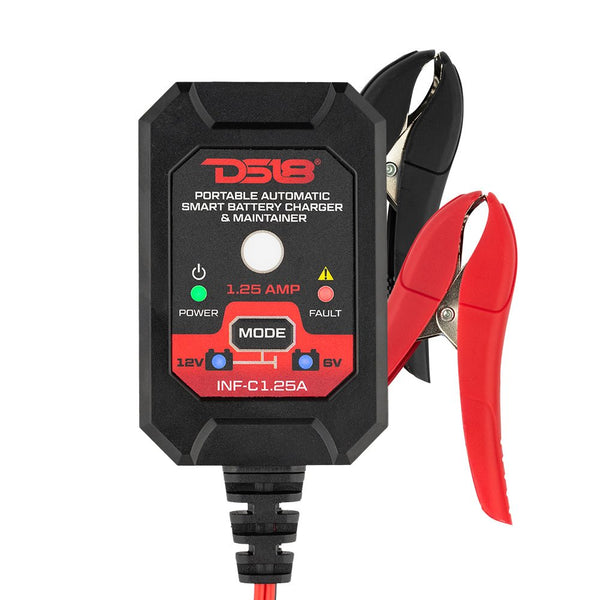 1.25 AMP Automatic Smart Car AGM Battery Charger & Maintainer.