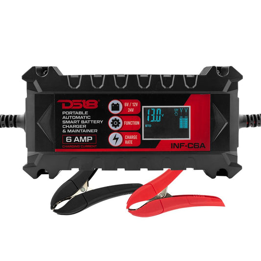 6 AMP Automatic Smart Lithium and AGM Car Battery Charger & Maintainer.