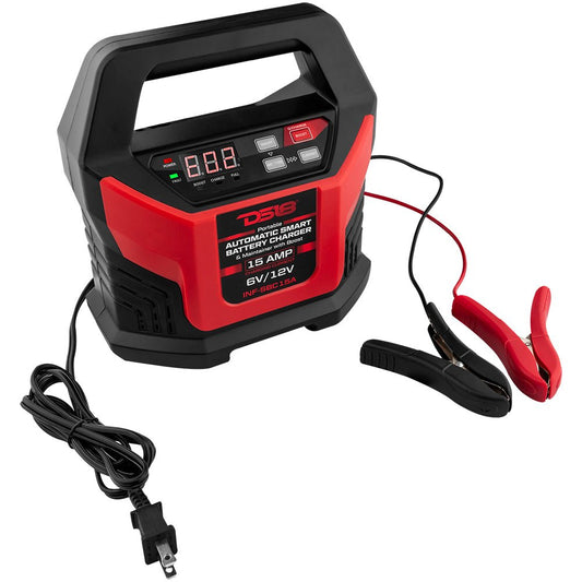 15 AMP Automatic Smart Lithium and AGM Battery Charger, Maintainer and Jump Booster.