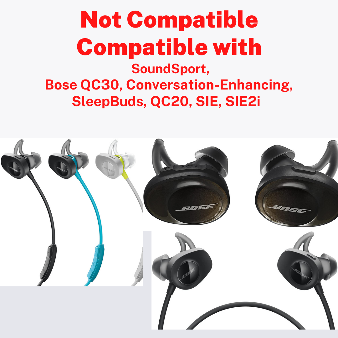 Replacement Ear Buds Tips for Bose QuietComfort Earbuds - product image 5 - Audio Sellerz