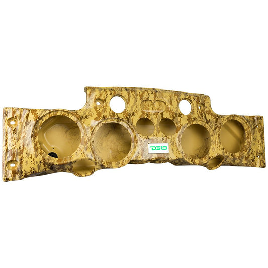 DS18 JK-SBAR/CM Exclusive Overhead Audio Bar System for JK/JKU Jeeps (4x 8" Speakers 4x3.72" Tweeters 2x1" Drivers) Camo Beige.