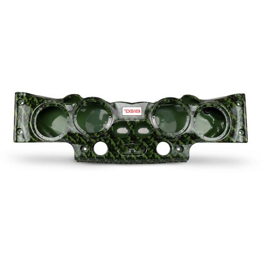 DS18 JK-SBAR/CMGR Exclusive Overhead Audio Bar System for JK/JKU Jeeps (4x 8" Speakers 4x3.72" Tweeters 2x1" Drivers) Camo Green.