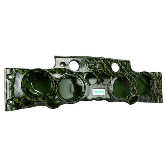 DS18 JK-SBAR/CMGR Exclusive Overhead Audio Bar System for JK/JKU Jeeps (4x 8" Speakers 4x3.72" Tweeters 2x1" Drivers) Camo Green.