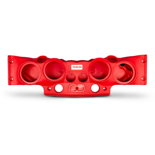 Jeep JK/JKU Overhead Bar System Fits 4 X 8" Speakers, 4 X Tweeters and 2 X Drivers -Red.