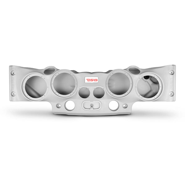DS18 JK-SBAR/SL Exclusive Overhead Bar System for JK/JKU  Jeeps (4 x 8" Speakers 4 x 3.72" Tweeters 2 x 1" Drivers) SILVER.