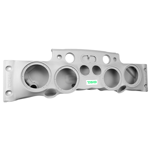 DS18 JK-SBAR/SL Exclusive Overhead Bar System for JK/JKU  Jeeps (4 x 8" Speakers 4 x 3.72" Tweeters 2 x 1" Drivers) SILVER.