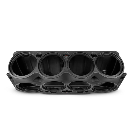 Jeep JK/JKU Overhead Bar System Fits 8 X 10" Speakers, 2 X 2.3" tweeters and 2 X 1 " Drivers -Black.
