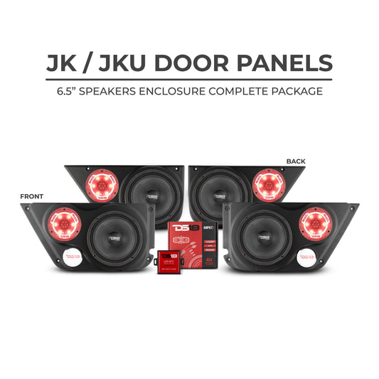 JK/JKU Front & Back Door Panels Package.