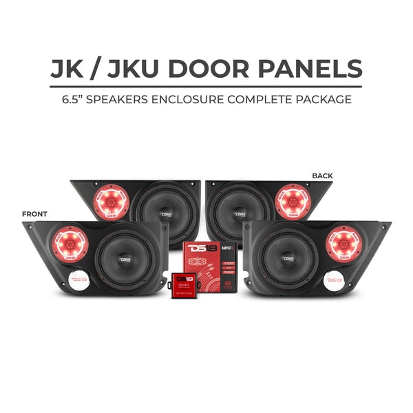 JK/JKU Front & Back Door Panels Package.