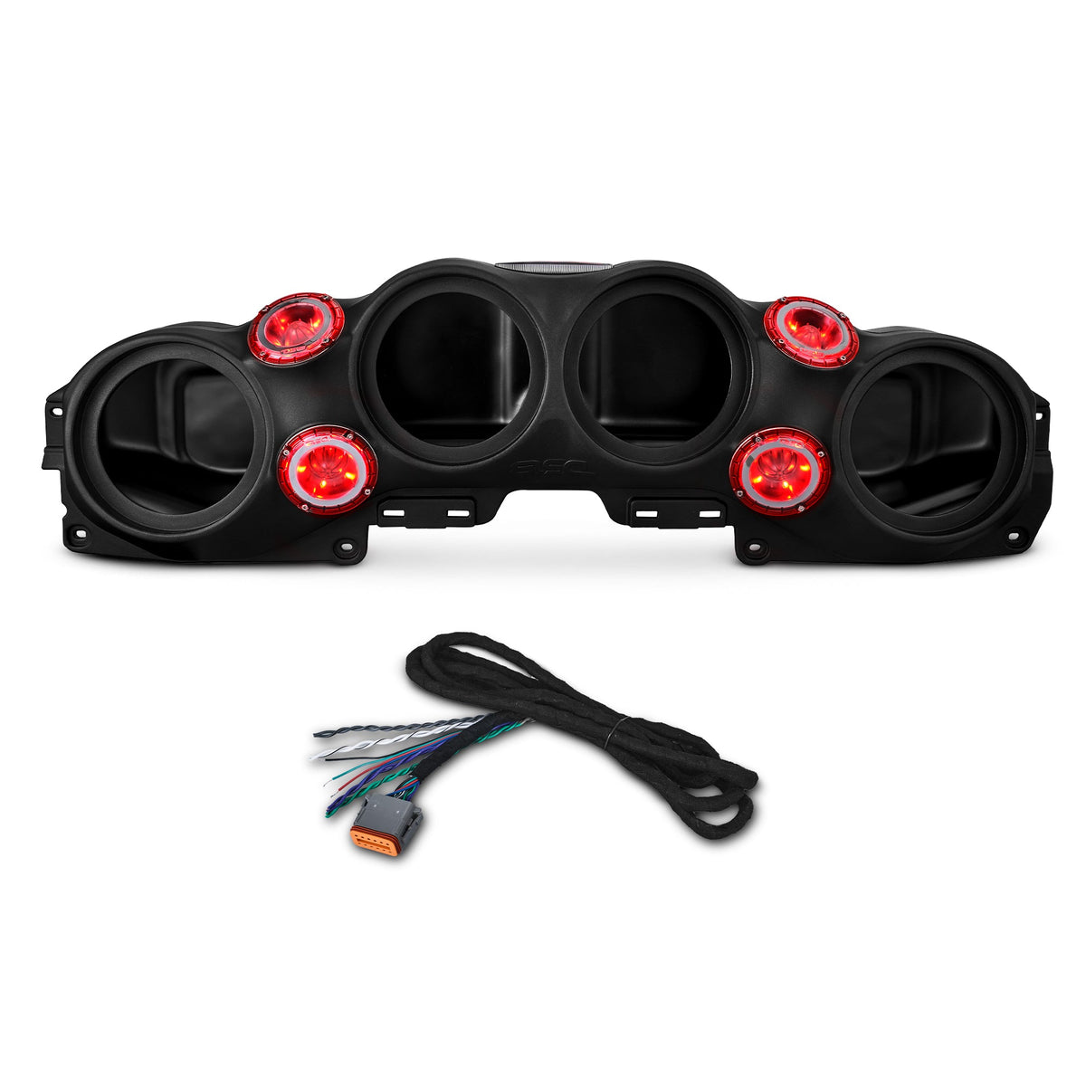 Jeep JL/JLU,JT Overhead Bar System Fits 4 X 8" Speakers (Not Included) and 4 X Tweeters PRO-TW4L and Harness Included.