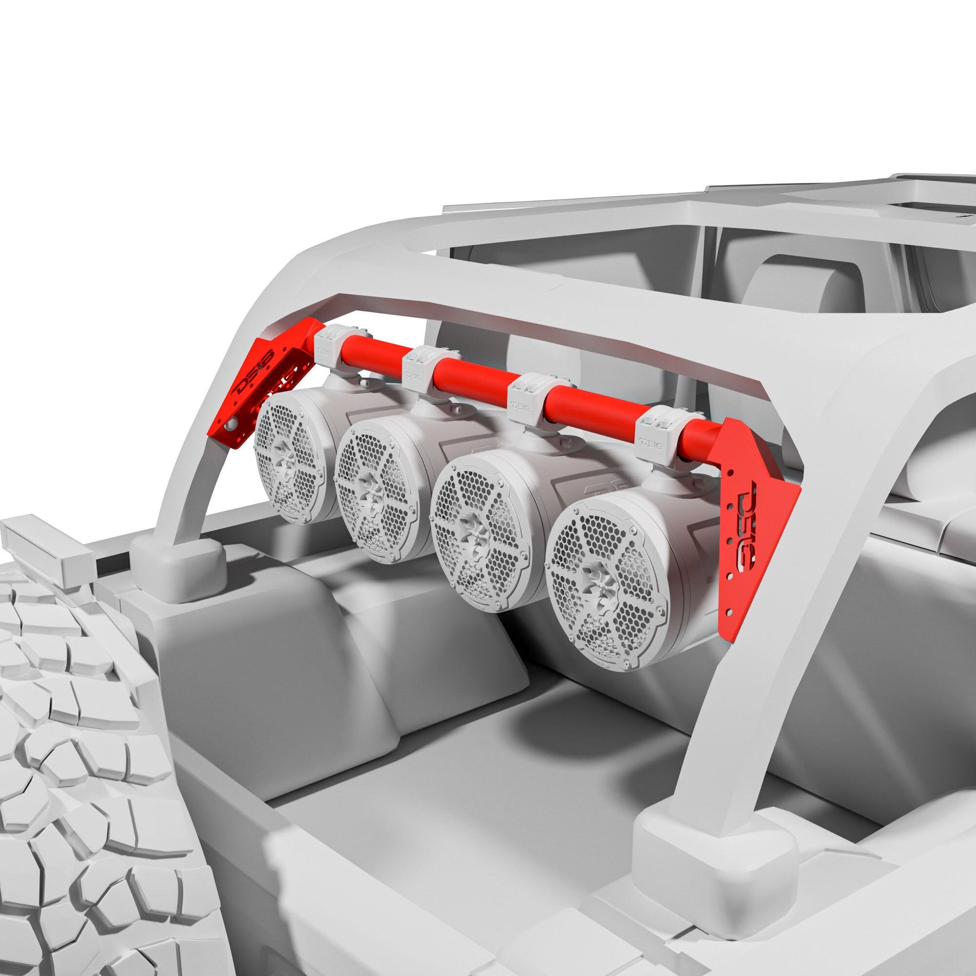 Jeep JLU Mounting Tube For Towers and Pods.