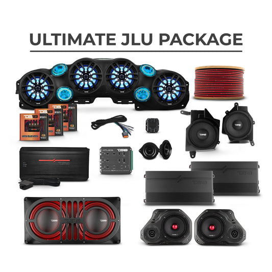Jeep JLU 2018–2023 Ultimate Package – Loaded Sound Bar, Door Panels, Subwoofers & Amplifiers.