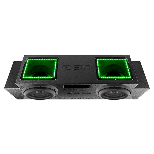 Jeep JKU/JLU Down Firing Subwoofer Enclosure 2 x 12".