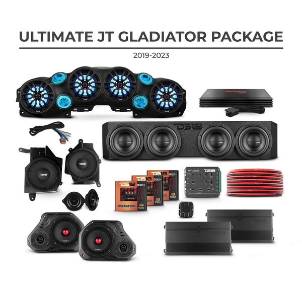 Jeep JT Gladiator 2019–2023 Ultimate Package – Loaded Sound Bar, Door Panels, Subwoofers & Amplifiers.