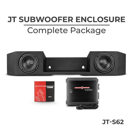 Complete Under Seat Subwoofer Enclosure Package for JT Gladiator Jeeps - Dual - JT-S62PKG - product image 1 - AudioSellerz