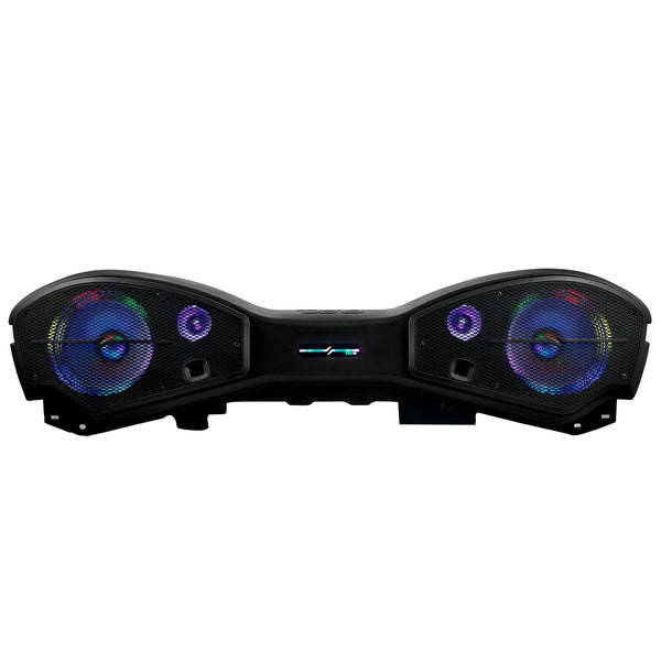 Jeep JL/JLU/JT 2024–2025 Overhead Sound Bar – Loaded with Digital LED Lights, Plug & Play.