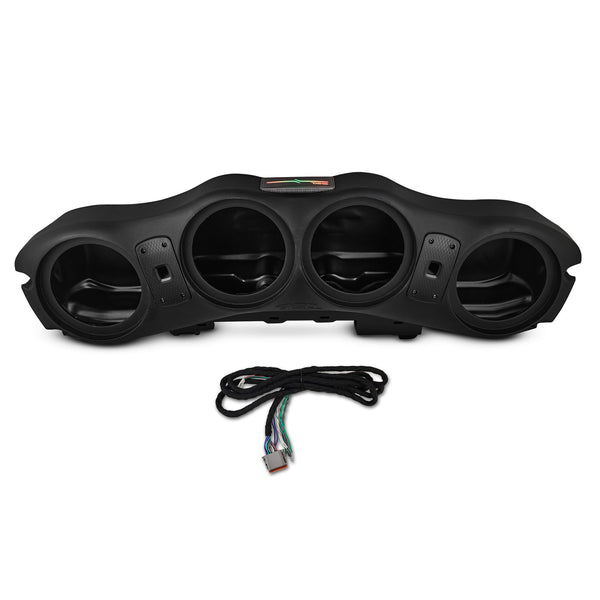 Jeep JL/JLU/JT 2024 Overhead Sound Bar – OEM Fit, Harness Included, Fits 4 x 8” Speakers.