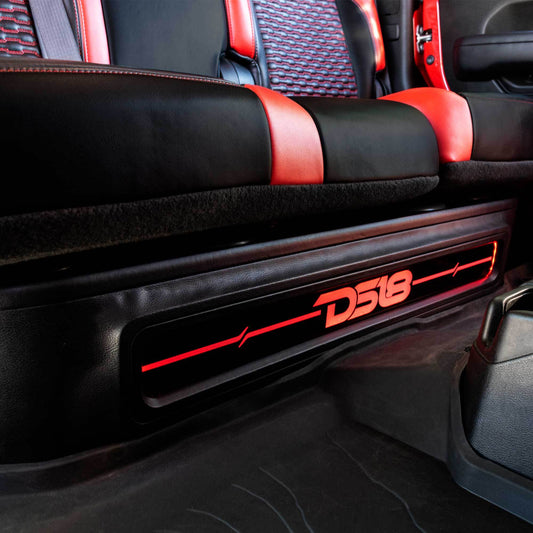 Jeep JT 4 x 8" Subwoofer Enclosure Package With Vinyl Finish and Dream LED Lights (MADE IN USA).