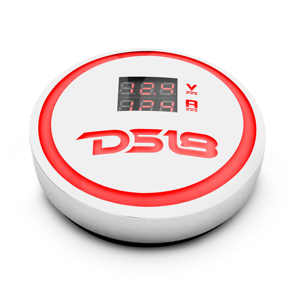 DS18 LBC6VAM Badge with RGB Lights and Volt/Current Meter.