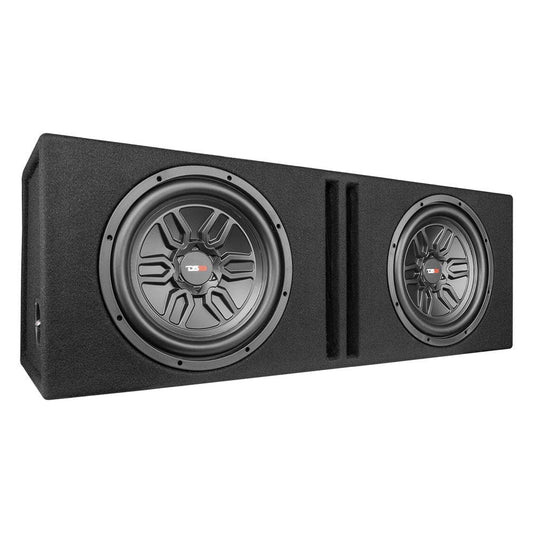 Bass Package 2 X SLC-MD12 In a Ported Box with S-1500.1/RD Amplifier and 4-GA Amp Kit 250 Watts Rms.