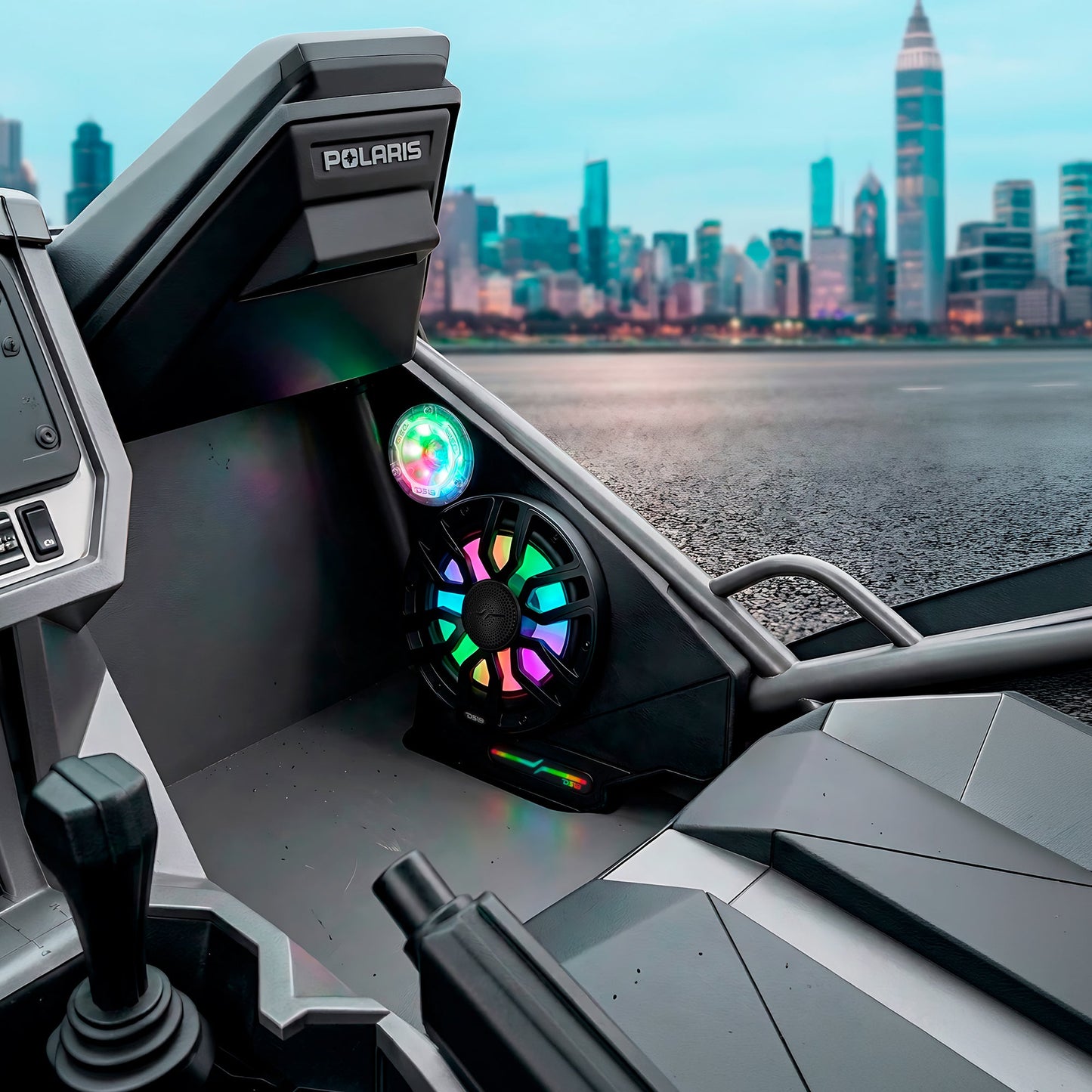 Polaris Slingshot Front Kick Panel Speaker Pods – Empty Enclosure for 8" Speakers and 3.8" Tweeters | 2020 - Current.