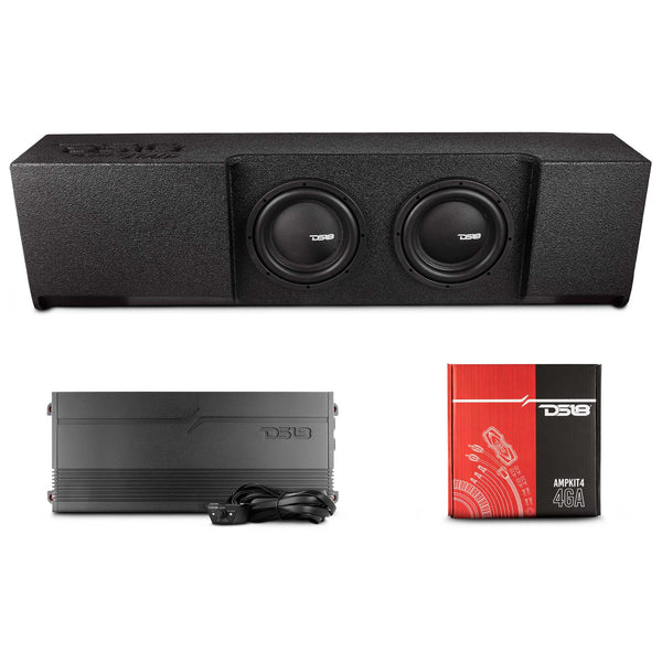 Loaded 2 x 10" Subwoofer Enclosure for 2009 - UP Ford F-150 Crew Cab 2017 – 2026 Super Duty F-250 / F-350 Crew Cab - Sold by Audio Sellerz