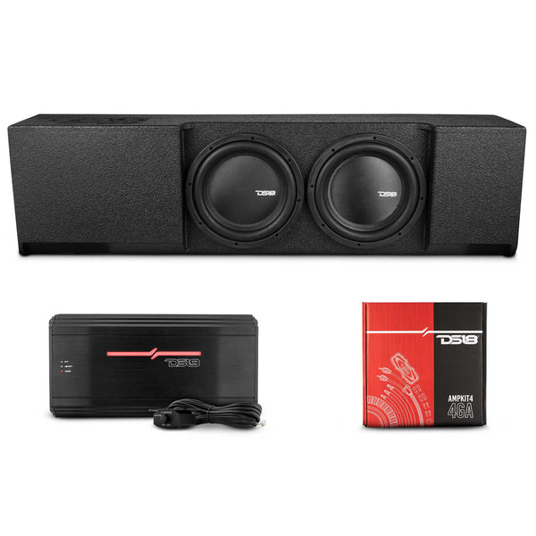 Loaded 2 x 12" Subwoofer Enclosure for 2009 - UP Ford F-150 Crew Cab 2017-2026 Super Duty F-250 / F-350 Crew Cab.