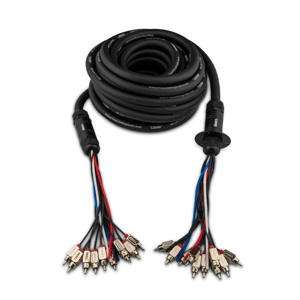 Snake, Medusa 10 Channel RCA and 4 x 12GA OFC Power Wire 50 Feet.
