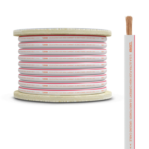 0-GA Marine Grade Tinned 100% Copper OFC Power Wire -25 Feet.
