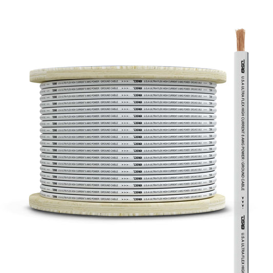8-GA Marine Grade Tinned 100% Copper OFC Ground Wire -100 Feet.