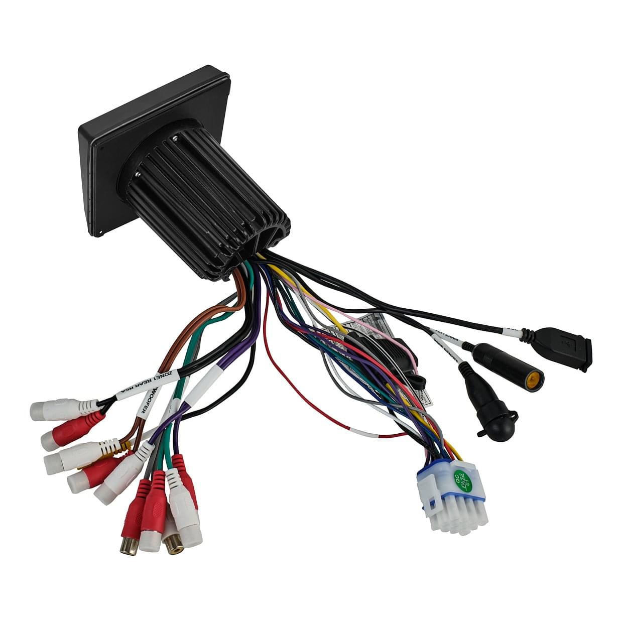 Marine and Powersports Headunit 3" Color TFT screen , 2 Zones, 4 volts Output, BT - MRX150 - product image 7 - AudioSellerz