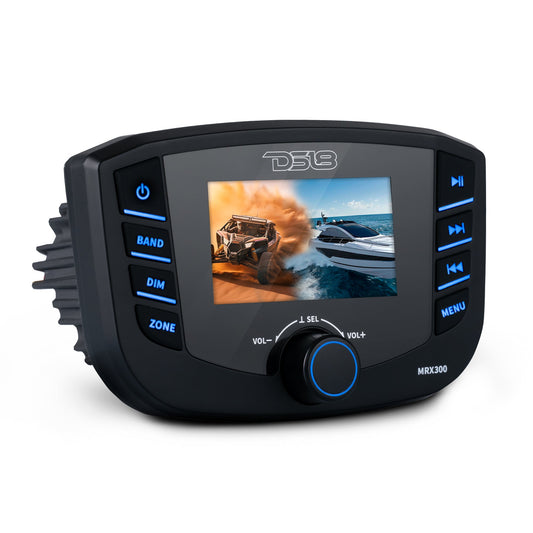Marine Headunit TFT screen , 3 Zones, 4 volts Output, Bluetooth, RDS 4X50 Watts.