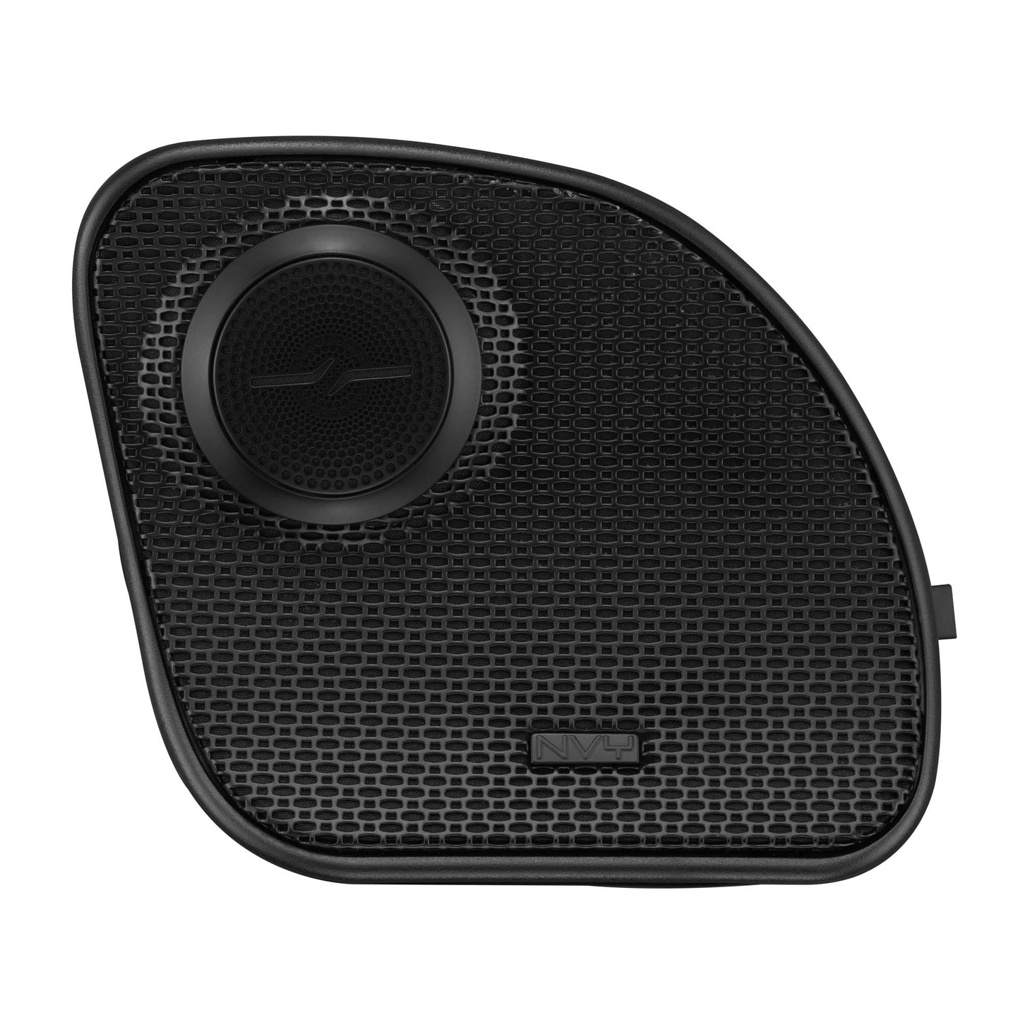 Harley-Davidson Road Glide 2014–2023 Front Stage Audio Upgrade Kit | 6.5" Slim Midrange Speakers + Bullet Tweeter NVY Grilles.