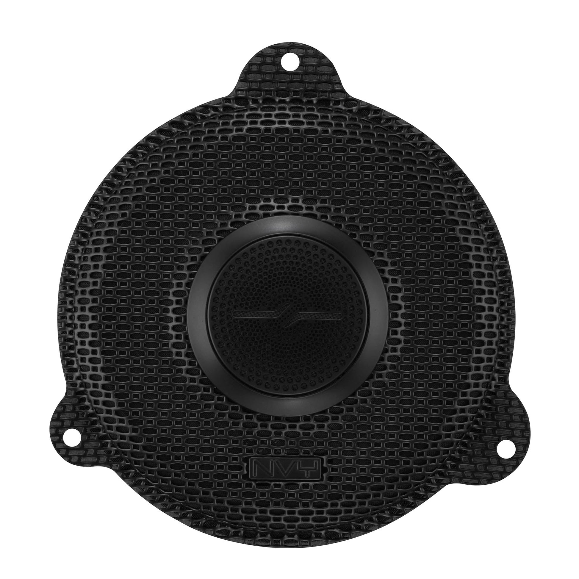 Harley-Davidson Street Glide 2014–2023 Front Stage Audio Upgrade Kit | 6.5" Slim Midrange Speakers + Bullet Tweeter NVY Grilles.