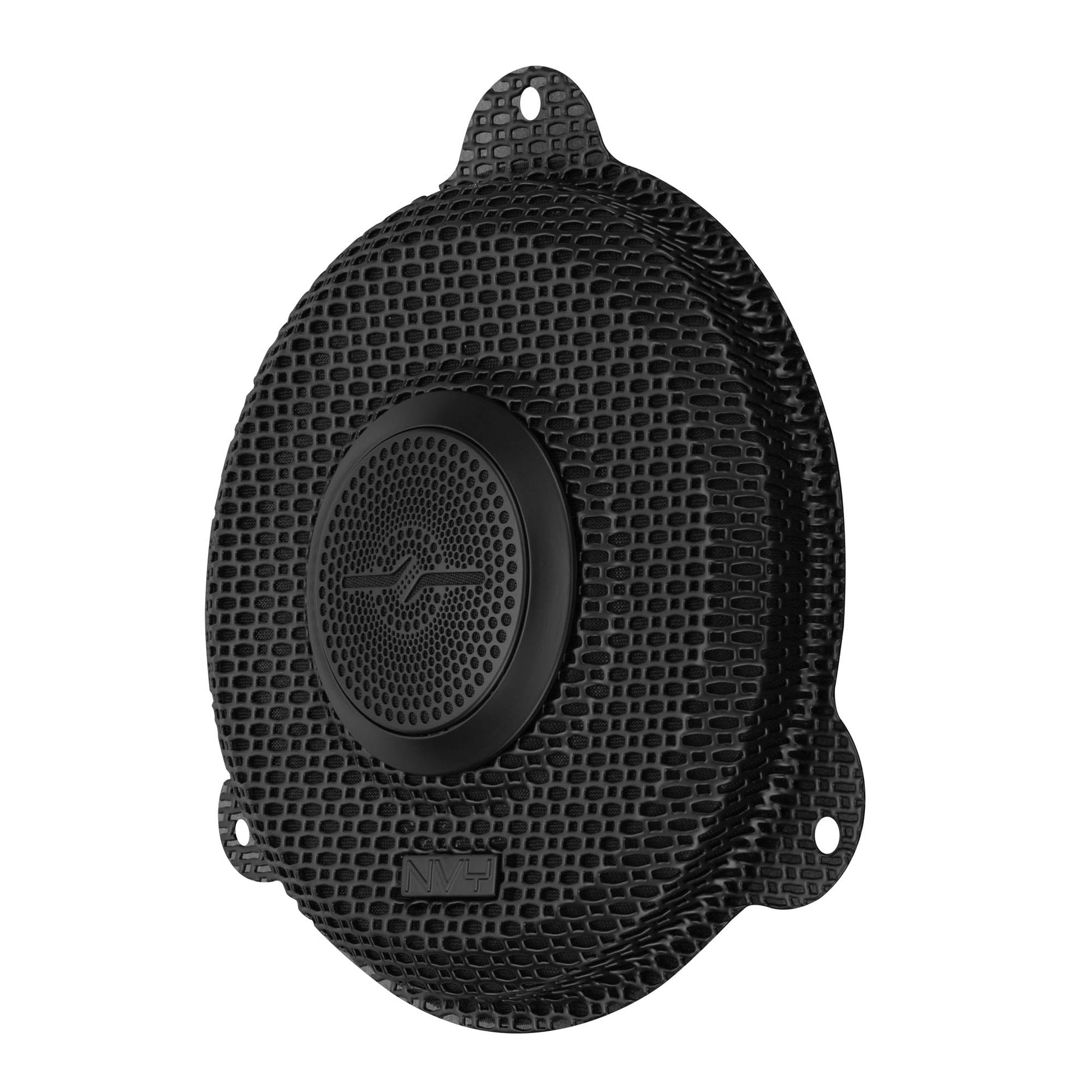 Harley-Davidson Street Glide 2014–2023 Front Stage Audio Upgrade Kit | 6.5" Slim Midrange Speakers + Bullet Tweeter NVY Grilles.