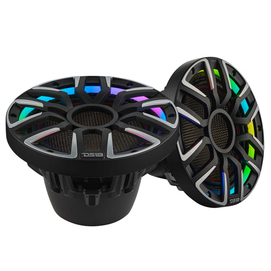 10” Neodymium Marine & Powersports Subwoofer With Carbon Fiber Cone | 600W RMS 4-Ohm.